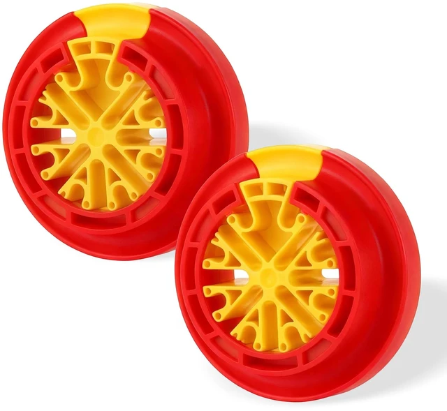 Main image of Wire Comb for Network Ethernet Cable Management Organizer Tool with Cat5 Cat6 Wire Straightener Low Voltage PSU Organizing Tool (2 Pack Red Yellow)
