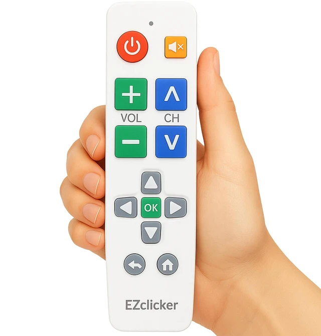 Main image of LG TV Remote Big Button Easy to Use Remote for LG TV Only (Blue) Big Button, Simplified, Great for Seniors (2xAAA Batteries not Included)