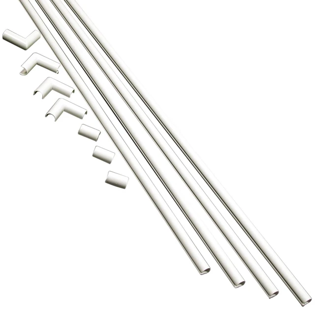 Main image of Legrand - Kit Cordmate, Organizer and Hider, Cover, Concealer, and Protector for Wall, Single Cord, CMK10, Paintable