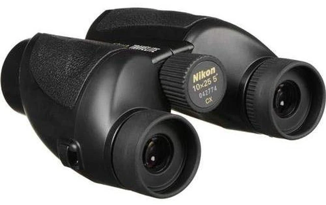 Alt view image 6 of 7 - Travelite 10x25 Binoculars (7278) Travel Binoculars Bundle, Black, with Lens Pen, Carry Case, and Lens Cloth - High Powered Compact for Adults - Bird Watching, Hunting, Hiking