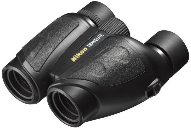 Alt view image 5 of 7 - Travelite 10x25 Binoculars (7278) Travel Binoculars Bundle, Black, with Lens Pen, Carry Case, and Lens Cloth - High Powered Compact for Adults - Bird Watching, Hunting, Hiking