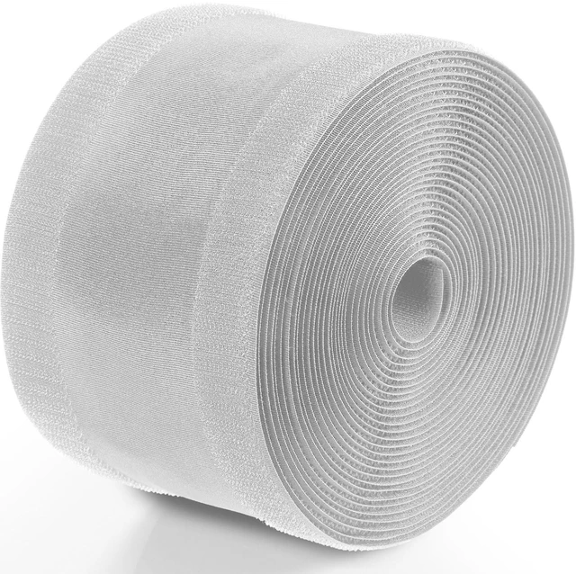 Main image of Carpet Cord Cover Floor Cable Protector, 4 Inch X 50 Feet, Gray Hook Loop Adhesive Design, Carpet Wire Cover, Floor Cable Management, Prevents Tripping, for Office Carpet Organized Protect