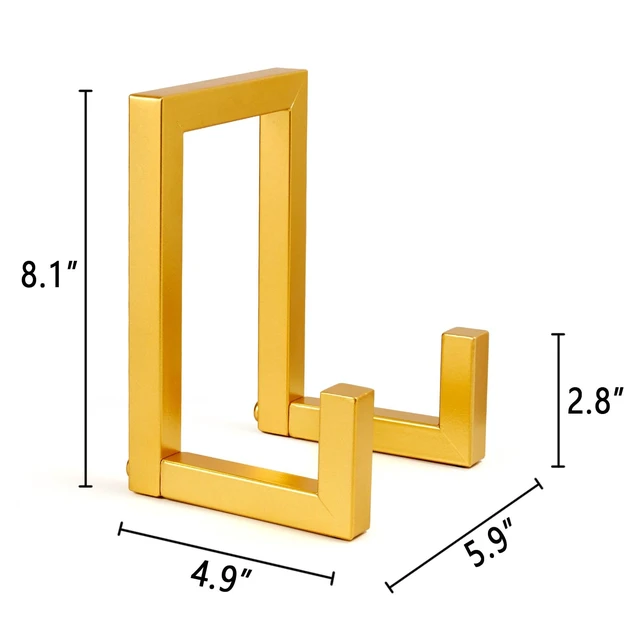 Alt view image 2 of 7 - Metal Vinyl Record Album Display Holder Stand 8-15 LPs,Golden 8-15 LPs,Metal Vinyl Record Stand