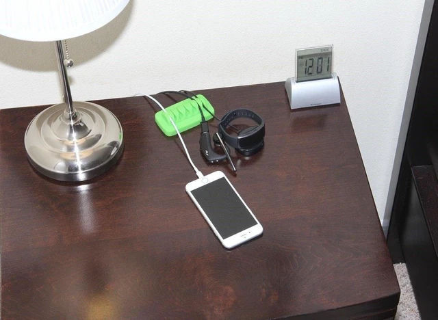 Alt view image 3 of 7 - Heaviest Cable Organizer on the Market! Compact and Weighted Desktop Cord Holder for Desk and Nightstand, Eco-Friendly Silicone, No Bad Smell, Bundled with 4 Reusable Cable Ties! (Green)