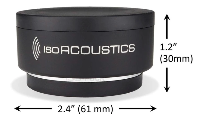 Alt view image 5 of 7 - Iso-Puck Series Acoustic Isolators (Iso-Puck, 20 lbs max/Unit, 2-Pack)