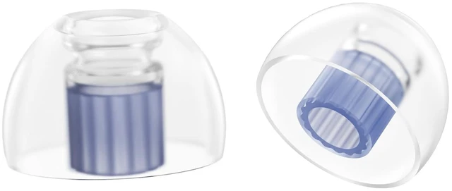 Main image of W1 for IEM - L - Patented Medical-Grade Silicone Ear Tips, Double W-Shaped Tube Core, More Stability