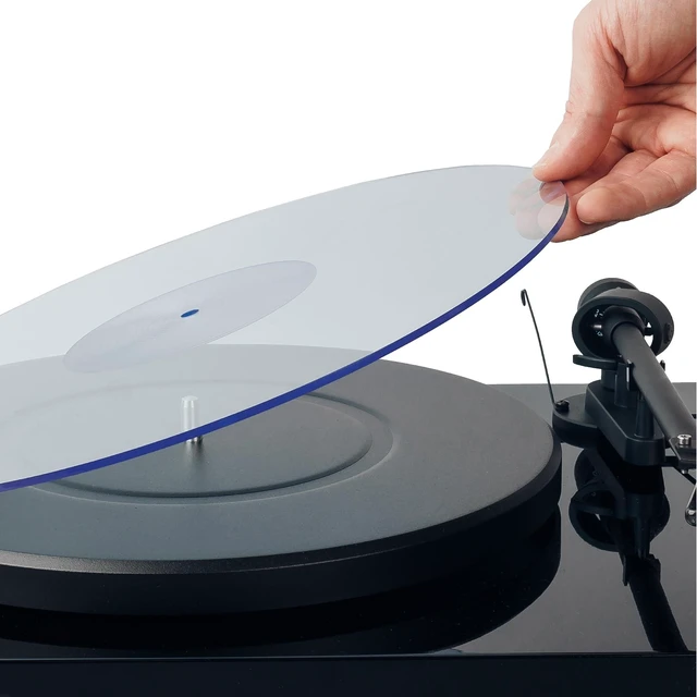 Main image of Acrylic Turntable Mat 11.75" Anti-Static Acrylic Platter Mat for Vinyl Record Players, 1/8" Thick Slipmat Blue