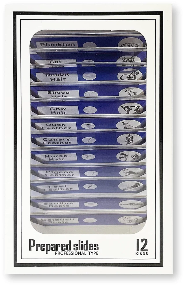 Alt view image 6 of 7 - MicroFlip 100x-250x LED and UV Lighted Pocket Microscope with Flip Down Slide Base and Adapter with Cam Phone App - Bundle Included with 24 Prepared Insect and Animal Slides (MP-250BUN)