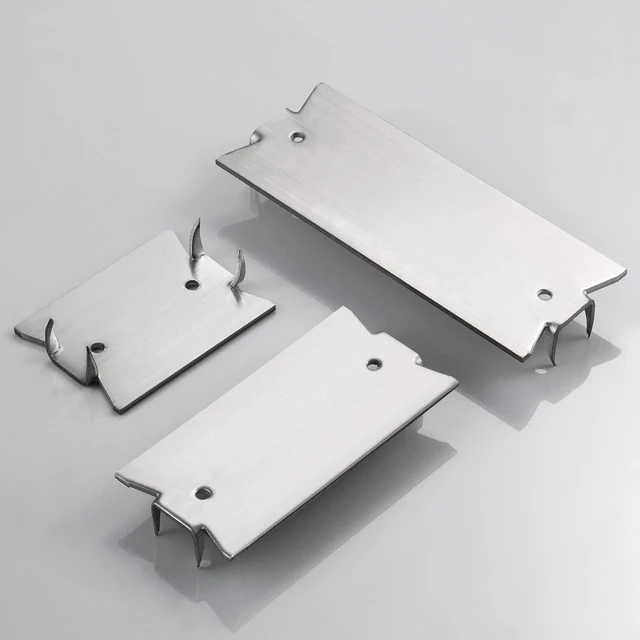 Alt view image 5 of 5 - (190 pcs) Stainless Steel 304 1.5X3 Inch 16-Gauge Anti-Nail Protection Plate Shield Stainless Steel, Nail Plate for Wood Studs, Steel Cable Wire Protector Plate with Sharp Pointed Prongs