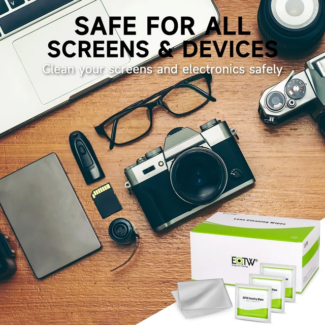 Alt view image 3 of 7 - Lens Wipes for Eyeglasses, Computer Glasses Cleaner Wipes - Pre-moistened, Individually Wrapped, Pack of 240