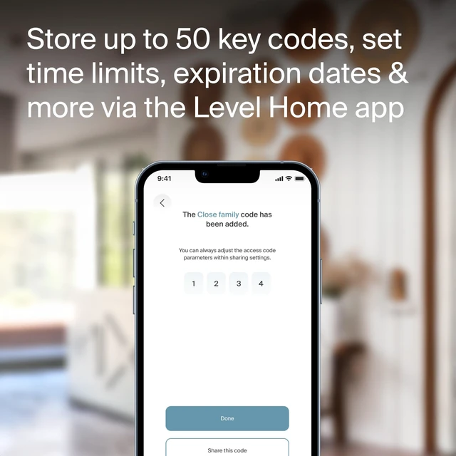 Alt view image 4 of 7 - Smart Keypad - Keyless Access for Any Smart Lock (Matte Black) Works with Lock Pro, Lock or Bolt, Weatherproof with LED Backlight, Bluetooth-Enabled Lock Accessory for Keyless Entry