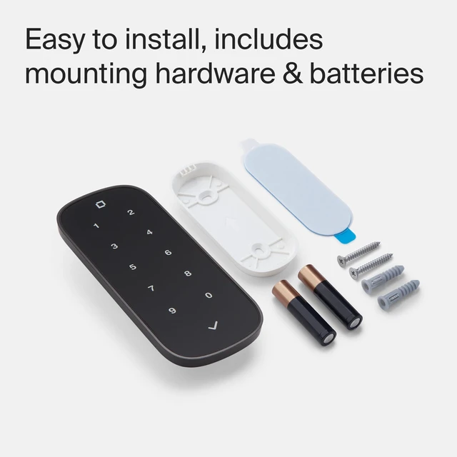 Alt view image 7 of 7 - Smart Keypad - Keyless Access for Any Smart Lock (Matte Black) Works with Lock Pro, Lock or Bolt, Weatherproof with LED Backlight, Bluetooth-Enabled Lock Accessory for Keyless Entry