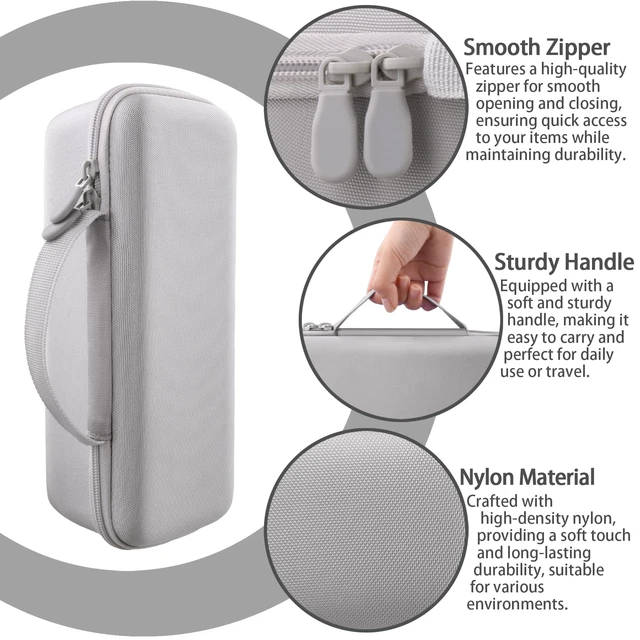 Alt view image 5 of 7 - for Turtlebox Ranger Speaker Hard Carrying Travel Case, White Precision-Molded Interior, Padded Scratch-Resistant Lining, Organized Storage Compartment, Shock Protection