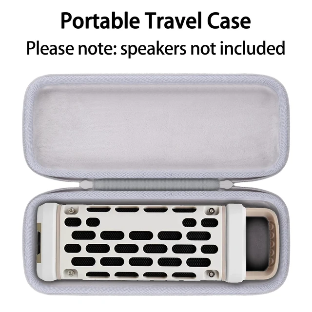 Alt view image 3 of 7 - for Turtlebox Ranger Speaker Hard Carrying Travel Case, White Precision-Molded Interior, Padded Scratch-Resistant Lining, Organized Storage Compartment, Shock Protection