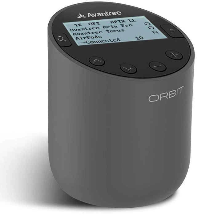 Main image of Orbit Bluetooth 5.0 Audio Transmitter for TV with 5.1 Surround Sound Passthrough Support, Class 1 Long Range, LED Display, Dual Link, 100% TV Compatibility Delivers No Lip sync Delay