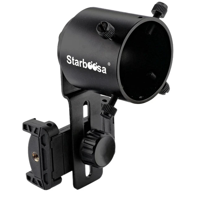 Alt view image 6 of 7 - Phone Scope Adapter for 29-53mm Eyepieces, Aluminum Mount Universal phone digiscoping; aluminum body; quick alignment