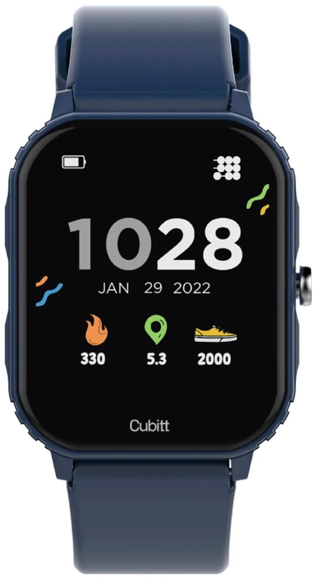 Main image of Teens Smartwatch, 1.85 Touchscreen Fitness Tracker Deepest Blue For Ages 1114, 6 Sport Modes, HR & Sleep Monitor, Built-in Games, Parental Lock, IP68 Water Resistance, 7-Day Battery
