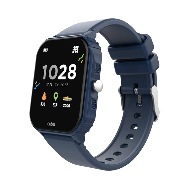 Alt view image 2 of 7 - Teens Smartwatch, 1.85 Touchscreen Fitness Tracker Deepest Blue For Ages 1114, 6 Sport Modes, HR & Sleep Monitor, Built-in Games, Parental Lock, IP68 Water Resistance, 7-Day Battery