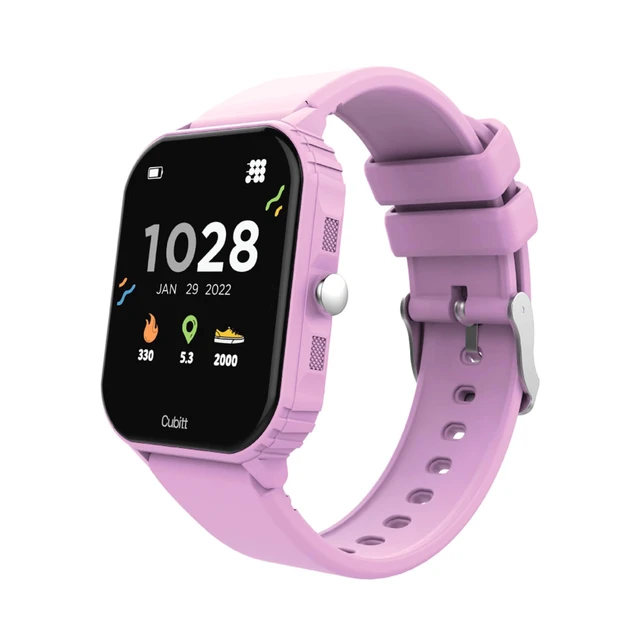 Alt view image 2 of 7 - Teens Smartwatch, 1.85 Touchscreen Fitness Tracker Dusty Lilac For Ages 1114, 6 Sport Modes, HR & Sleep Monitor, Built-in Games, Parental Lock, IP68 Water Resistance, 7-Day Battery
