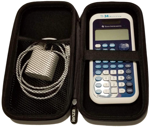 Alt view image 3 of 4 - TI-84 Plus CE T1-84 TI84 Graphing Calculator TI-30xa iis TI-30 xs EVO Case Scientific Graphing Calculator TI-30xa TI-30xiis t1-30xa EVO Case for Texas Instruments T184 T1-84 T84 TI-84 Plus CE Case