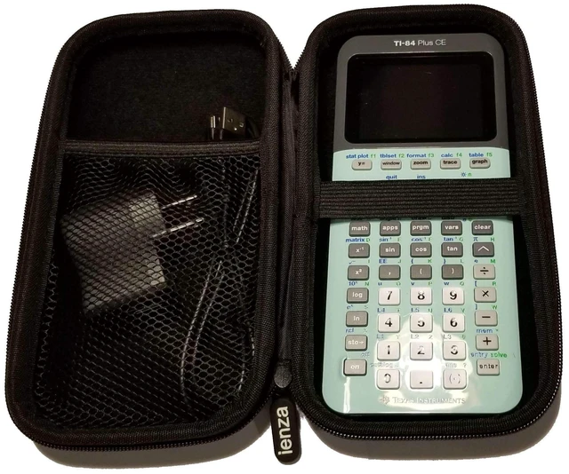 Alt view image 2 of 4 - TI-84 Plus CE T1-84 TI84 Graphing Calculator TI-30xa iis TI-30 xs EVO Case Scientific Graphing Calculator TI-30xa TI-30xiis t1-30xa EVO Case for Texas Instruments T184 T1-84 T84 TI-84 Plus CE Case