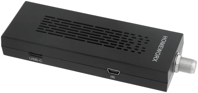 Alt view image 2 of 7 - ATSC Digital TV Converter Box Dongle with TV Tuner, TV Recording, USB Multimedia Function, 1080P HDMI Output, Clear QAM by HomeWorx (HW135STB)