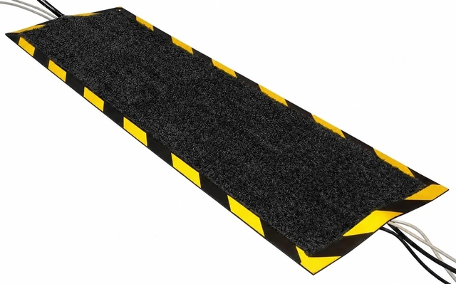 Main image of Morland Protect - 47¼in x 15in - Carpet and Rubber Cord Cover Mat - Overfloor Protector for Cables Cords or Wires - Protect from Trips and Falls, Quick, Easy, Simple, Repositionable