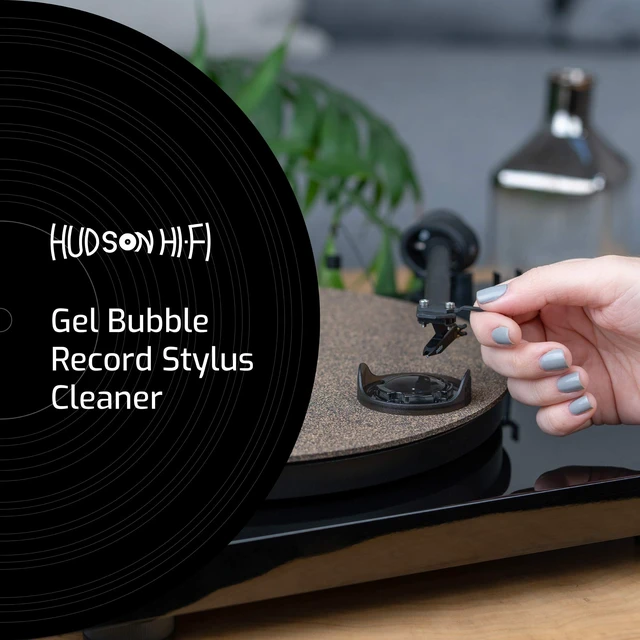 Alt view image 2 of 6 - Stylus Cleaner Gel Restores Sound Quality Anti-Static, Zero-Dust Record Player Needle Cleaner Reusable Gel Bubble Safe for All Turntable Record Players