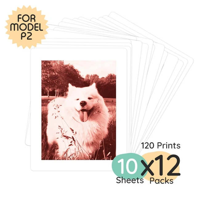 Alt view image 2 of 5 - kiimento Print Refill Pack for Model P2 Instant Print Pro Camera 120 Ink-Free Thermal Print Cards (4 Styles, 30 Each) BPA & BPS Free Camera Not Included
