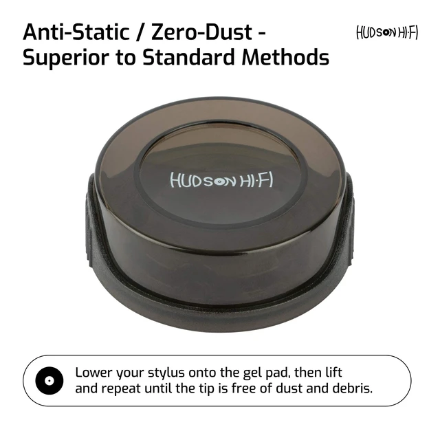 Alt view image 4 of 6 - Stylus Cleaner Gel Restores Sound Quality Anti-Static, Zero-Dust Record Player Needle Cleaner Reusable Gel Bubble Safe for All Turntable Record Players