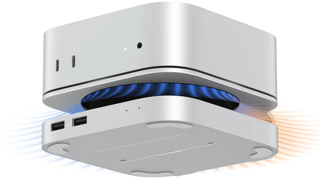 Alt view image 7 of 7 - 40Gbps USB4 Mac mini M4/M5/M6 Dock, All-Aluminum Docking Station with 40Gbps M.2 SSD (NVMe PCle) Enclosure, 3*USB 2.0, 3.5mm Audio, USB4 Host Mac mini M4/M5/M6 USB-4 Dock