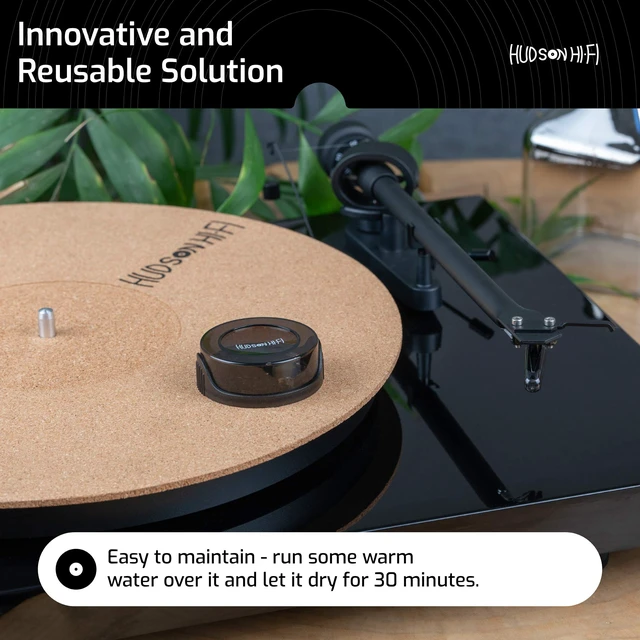 Alt view image 6 of 6 - Stylus Cleaner Gel Restores Sound Quality Anti-Static, Zero-Dust Record Player Needle Cleaner Reusable Gel Bubble Safe for All Turntable Record Players