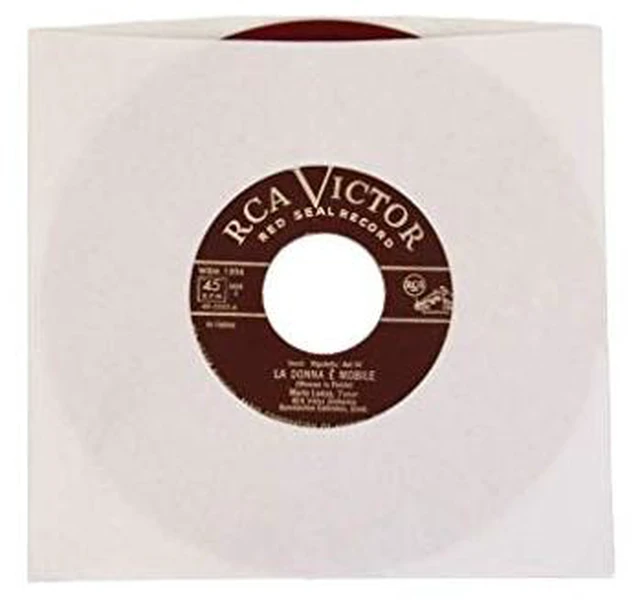 Alt view image 7 of 7 - (100) Archival Quality Acid-Free Heavyweight Paper Inner Sleeves for 7" Vinyl Records #07IW