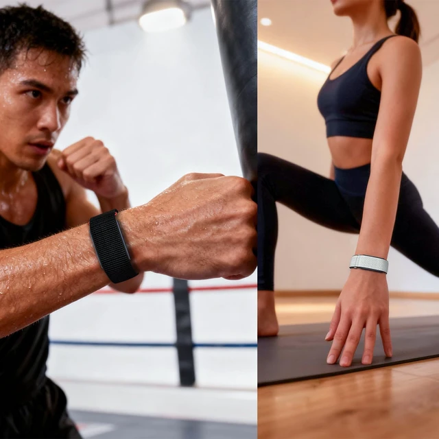 Alt view image 6 of 7 - Nylon Loop Compatible with Amazfit Helio Strap Band, Overlay Covered Design Soft breathable nylon with an adjustable hook-and-loop closure for workouts, sleep, and everyday wear
