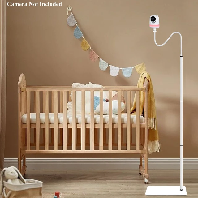 Alt view image 5 of 7 - Baby Monitor Floor Stand Holder Compatible with Babysense Cameras for HD S2 /PRO/ Max View /Prisma Baby Cameras Mount Adjustable Flexible Clip Clamp Baby Camera Mount Holder Shelf -68.7 inch