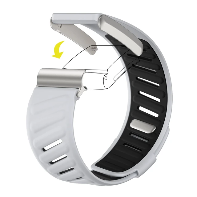 Alt view image 3 of 7 - Comfort Durable Silicone Wristband Compatible with WHOOP 4.0 Band, Soft Silicone Sports Loop Strap for Men & Women, with U Shapped Connector