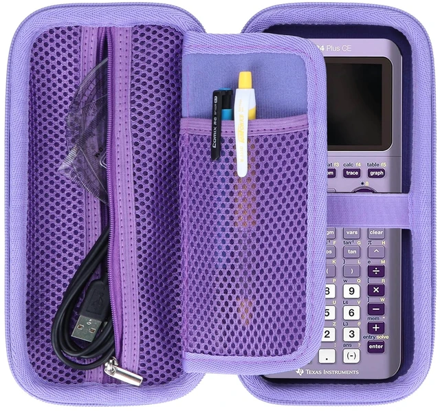 Main image of Case for Texas TI-84 Plus CE/TI-84 EVO Graphing Calculator Fits for TI-84 Plus CE/TI-84 EVO/TI-84 Plus/84Evo/TI-Nspire CX II CAS/TI-Nspire CX II/TI-83 Plus Calculator