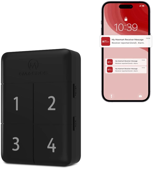 Main image of Pro4 Smart Solar Driveway Alarm with APP, Rechargeable Base Only 2.4G Wi-Fi App push notifications, 1/2 mile wireless range, sensor not included for weatherproof Home Security System