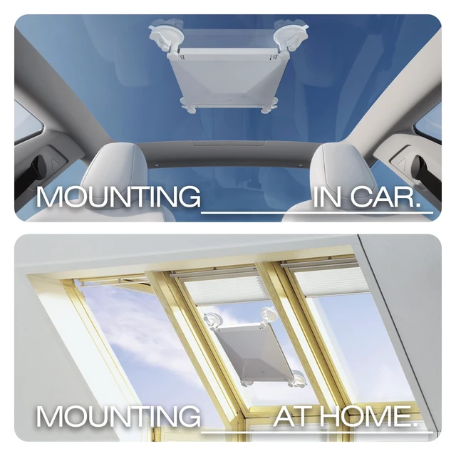 Alt view image 3 of 6 - for Starlink Mini Suction Cup Mount, Strong Suction Cup Mount for Starlink Mini Mounting on Windows, Sunroofs,RVs, Boats, and Road Trips (Cool White)