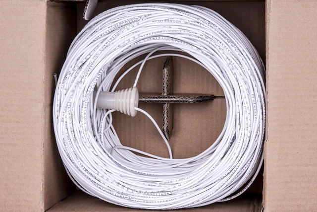 Alt view image 4 of 7 - 22-2 1000 Ft. Alarm Wire 22AWG 2 Conductors 22/2 22-2 Security Cable Alarm Bulk Cable for Efficient Power and Signal Transmission White