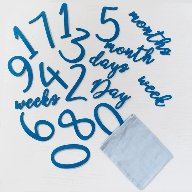 Alt view image 6 of 7 - Ocean Baby Milestone Blanket Monthly Baby Milestone Photo Prop for Boy, Under The Sea Growth Tracker Blanket with Hello World Sign and Registry Must-Have