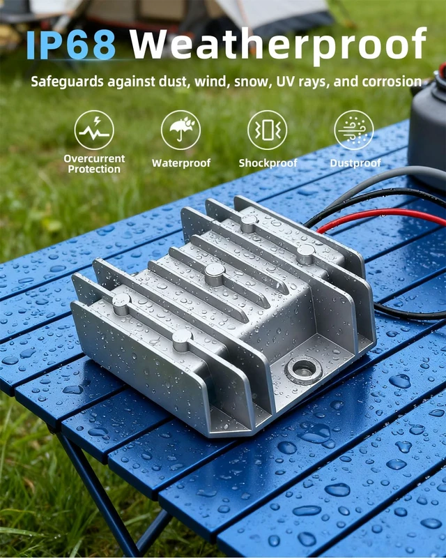 Alt view image 4 of 6 - Starlink Mini 12V/24V to 30V 3.5A DC Step Up Converter with 18AWG DC Power Cable Male Port, Builtin Safety Protection, Portable Power Adapter for RV, Camping, OffGrid Internet (3.3 FT)