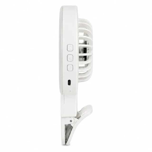 Alt view image 4 of 7 - by Remi: 2-in-1 Clip on Phone Fan and Selfie Ring Light (Bridal Edition)