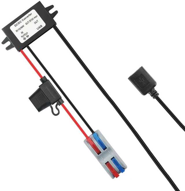 Main image of DC 10-60V Step Down to 5V 3A MAX 15W USB Female Converter Adapter Buck Module (USB)