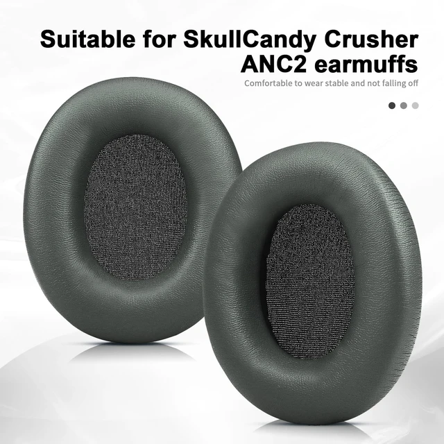 Alt view image 3 of 7 - SINOWO Replacement Earpads for Skullcandy Crusher ANC 2 Over-Ear Noise Canceling Wireless Headphones, Ear Pads Cushions with Noise Isolation Memory Foam(Grey)