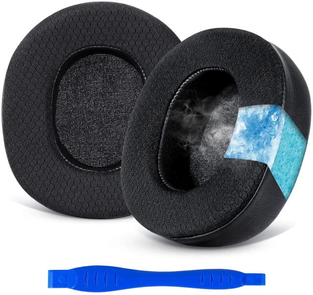 Main image of Cooling Gel Earpads for Steelseries Arctis Nova Pro Wireless Headset Replacement Ear Pads Cushions for Nova Elite Headphones with Extra Thick Memory Foam, Breathable & Comfortable