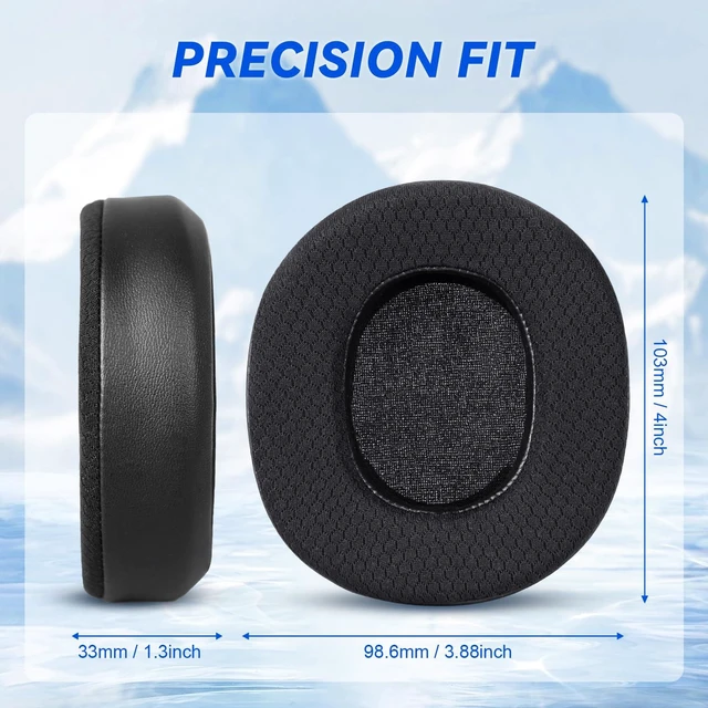 Alt view image 6 of 7 - Cooling Gel Earpads for Steelseries Arctis Nova Pro Wireless Headset Replacement Ear Pads Cushions for Nova Elite Headphones with Extra Thick Memory Foam, Breathable & Comfortable
