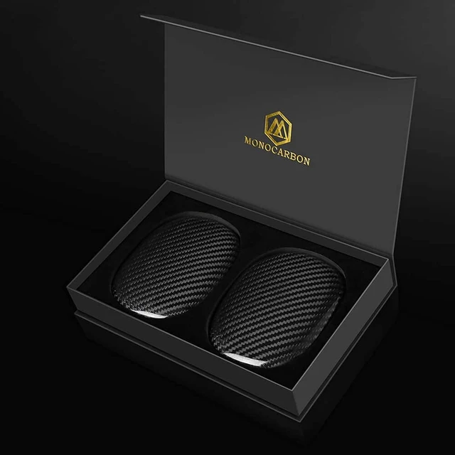 Alt view image 7 of 7 - Real Carbon Fiber Case for Airpods Max,Military Grade Protective Hard Cover for 2024 New and Old Apple Airpods Max Headphone from Daily Scratch,High-End Luxury Essential Accessories