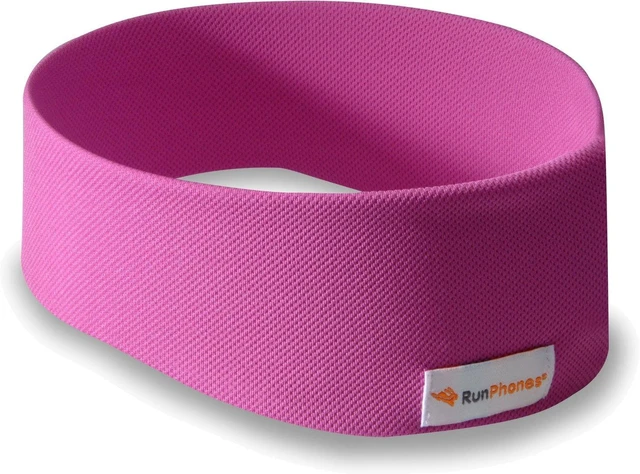 Main image of AcousticSheep Wireless Bluetooth Headphones for Running, Exercise & More Flat Speakers Rechargeable Battery Lasts Up to 10 Hours Wild Orchid (Size L)