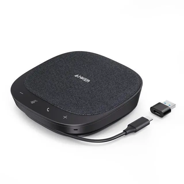 Main image of PowerConf S330 USB Speakerphone for Home Office, Plug and Play | Conference Microphone, 360° Voice Coverage, Smart Voice Enhancement, Powerful Sound, Desktop PC Speaker, Online Meetings